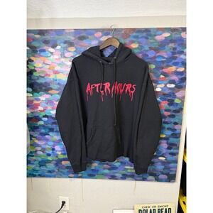 Vlone x The Weeknd After Hours Blood Drip Hoodie Black XL